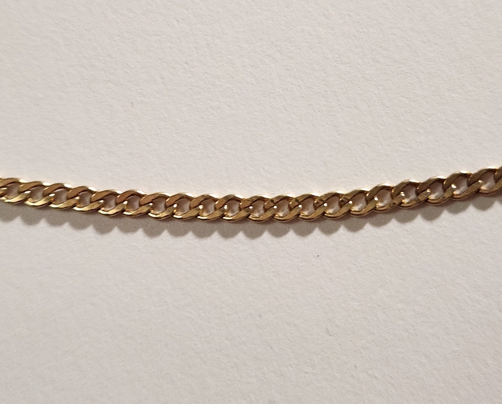 10k Gold 2.5mm Cuban Curb Link Chain 20″ Solid Gold
