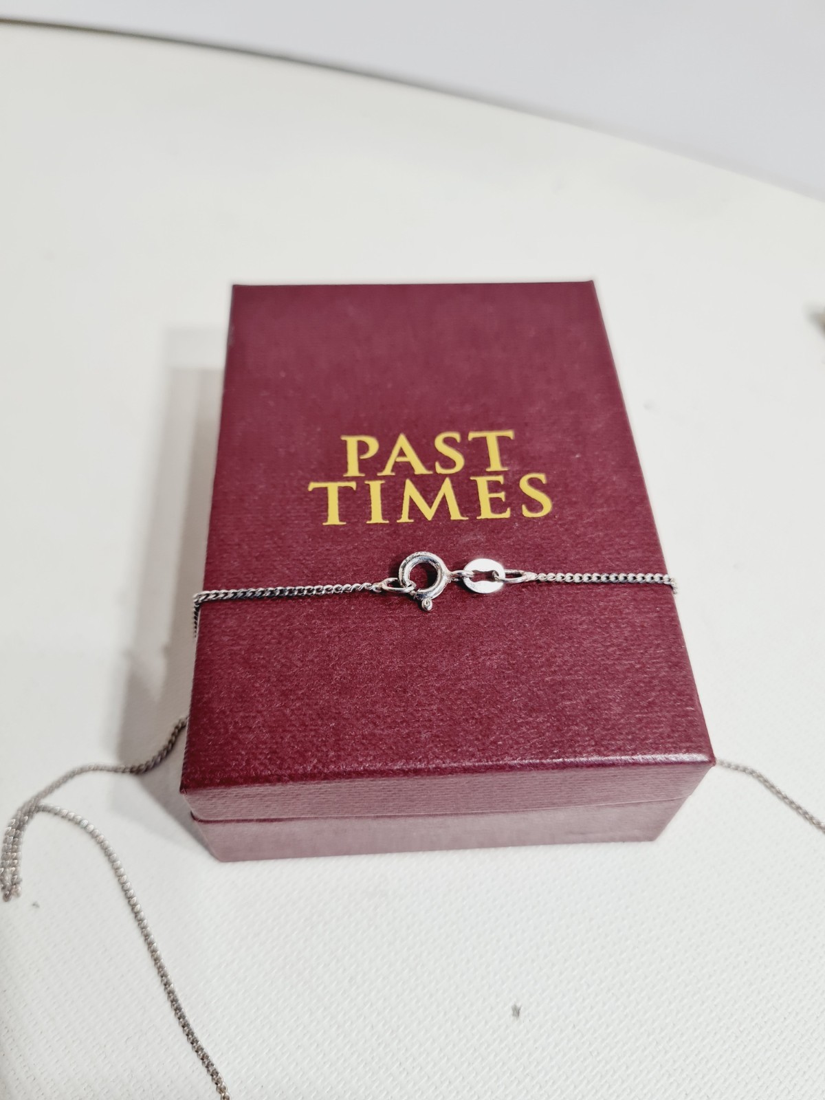 Past Times Celtic Opal Birthstone Pendant & Sterling Silver 40 cm Chain
