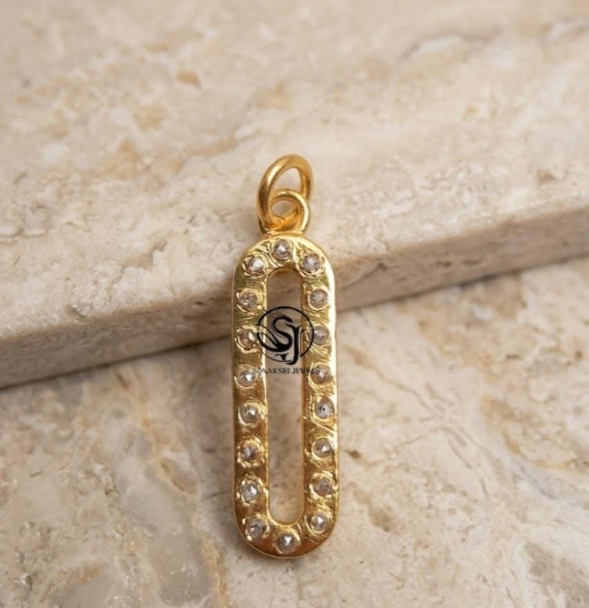 Pave Diamond Pendent 925 Sterling Silver PHandmade Design Pendent Anniversary