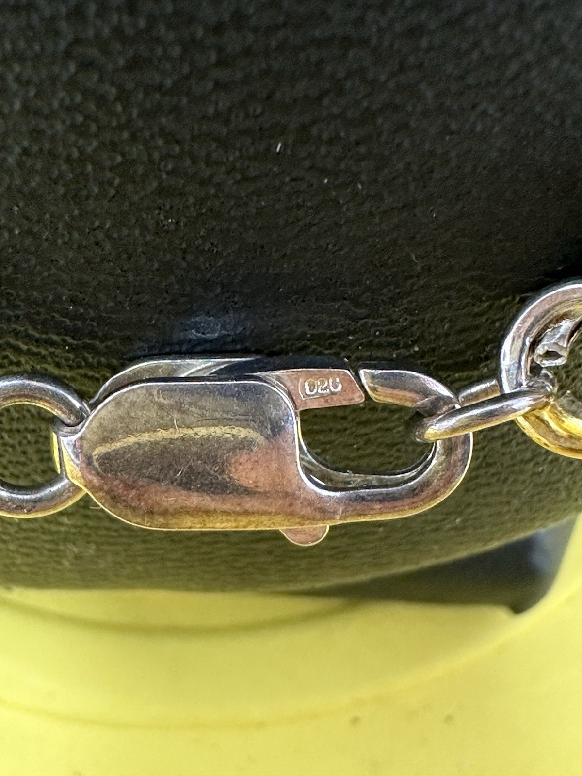 Sterling Silver Gold Plated & Silver Twisted Necklace Beautiful Modern 36g 22in