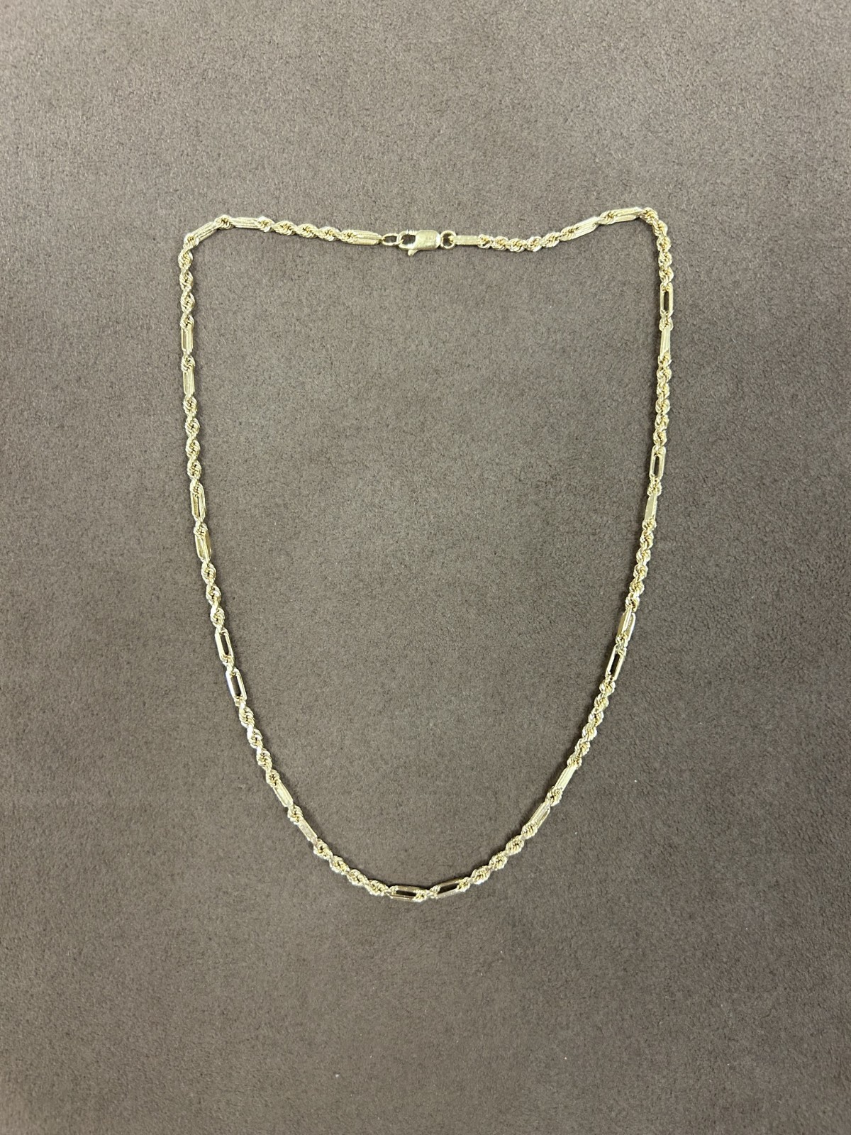 STUNNING 14K YELLOW GOLD SOLID MILANO ROPE CHAIN 16″