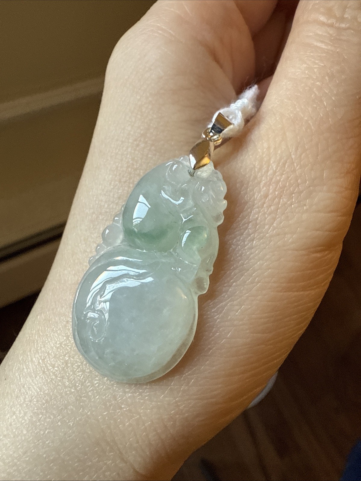 翡翠A貨 untreated Burma Myanmar Grade A Jadeite Jade 老坑冰飘花 葫芦 Certified