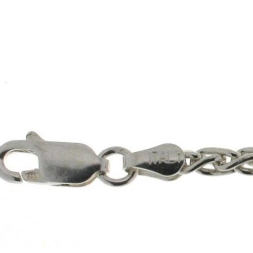 Wheat Necklace Chain / Sterling Silver (Made in Italy)