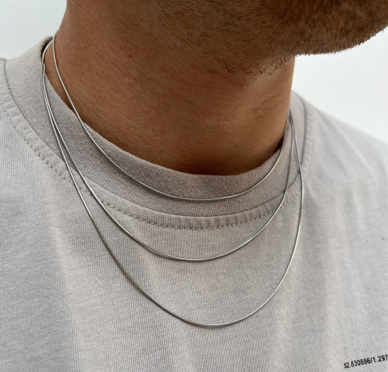 925 Sterling Silver Snake Chain Necklace .925 Italy All Sizes