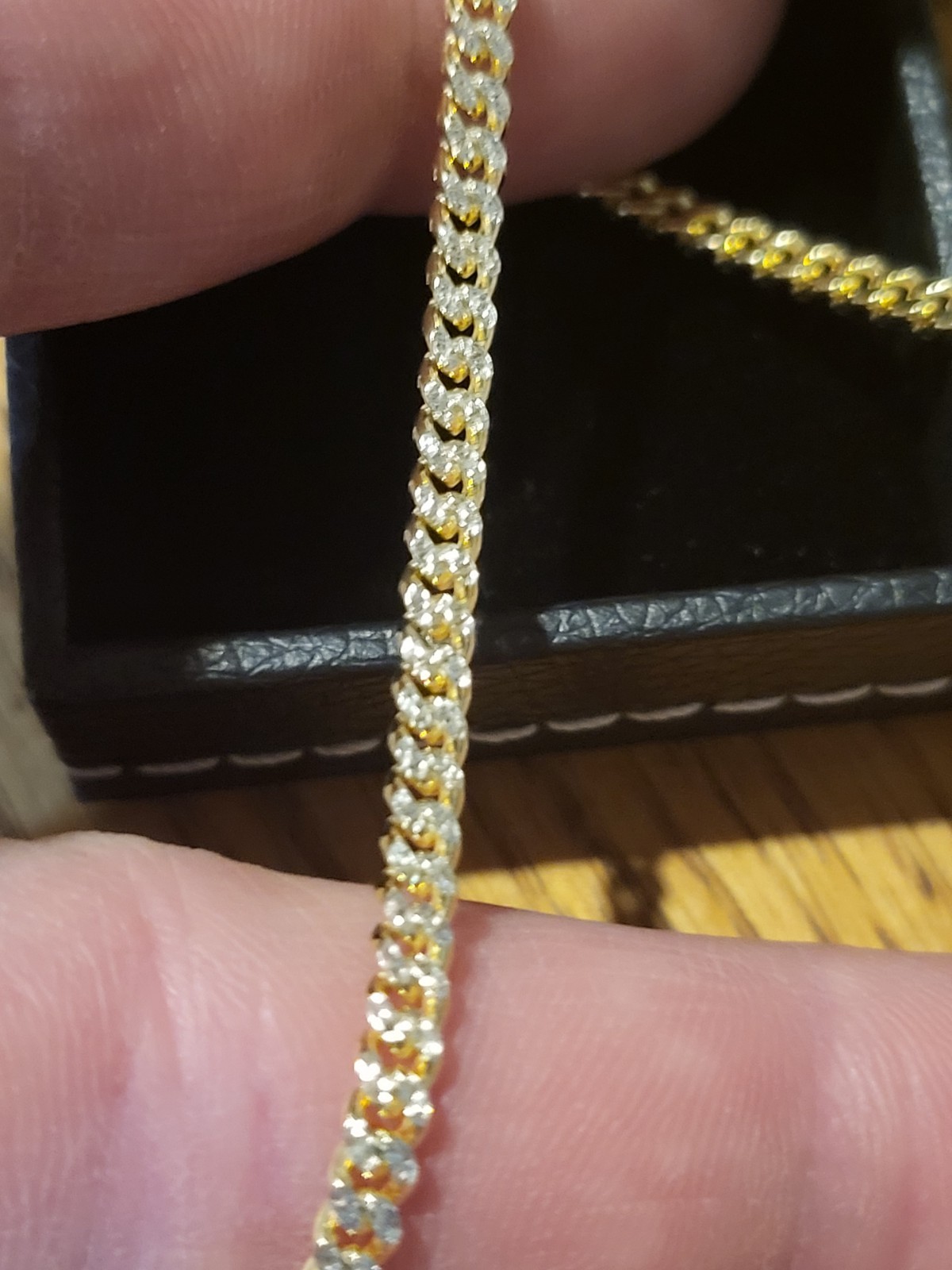 18″ Gorgeous 14k Vermiel On 925 Silver DIAMOND CUT 💎 3mm GORGEOUS 🇮🇹 ITALIAN