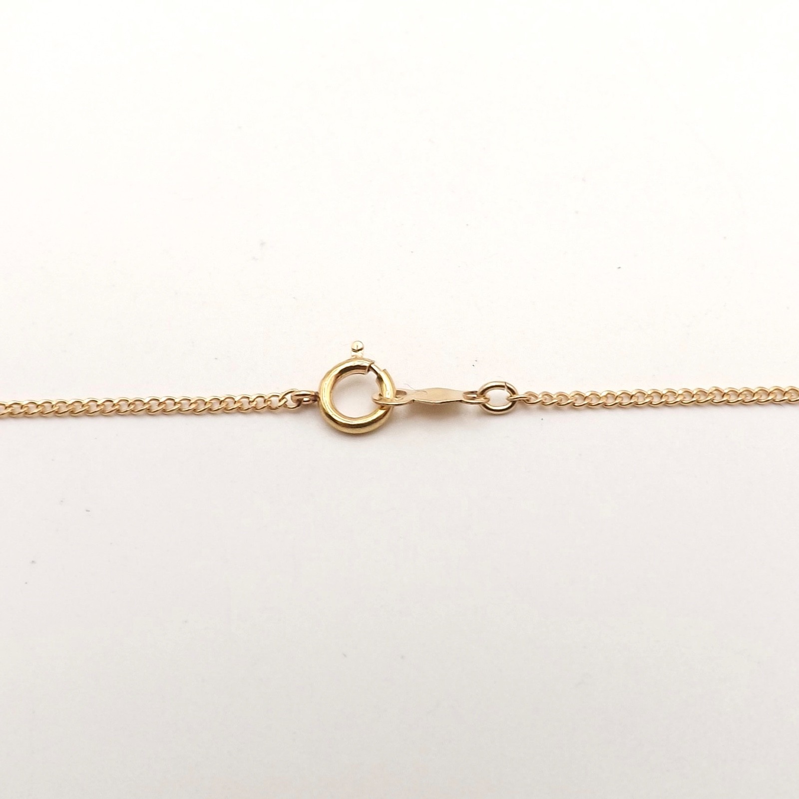 14k Gold Akoya Pearl Solitaire Pendant Necklace June Birthstone 18in 7mm