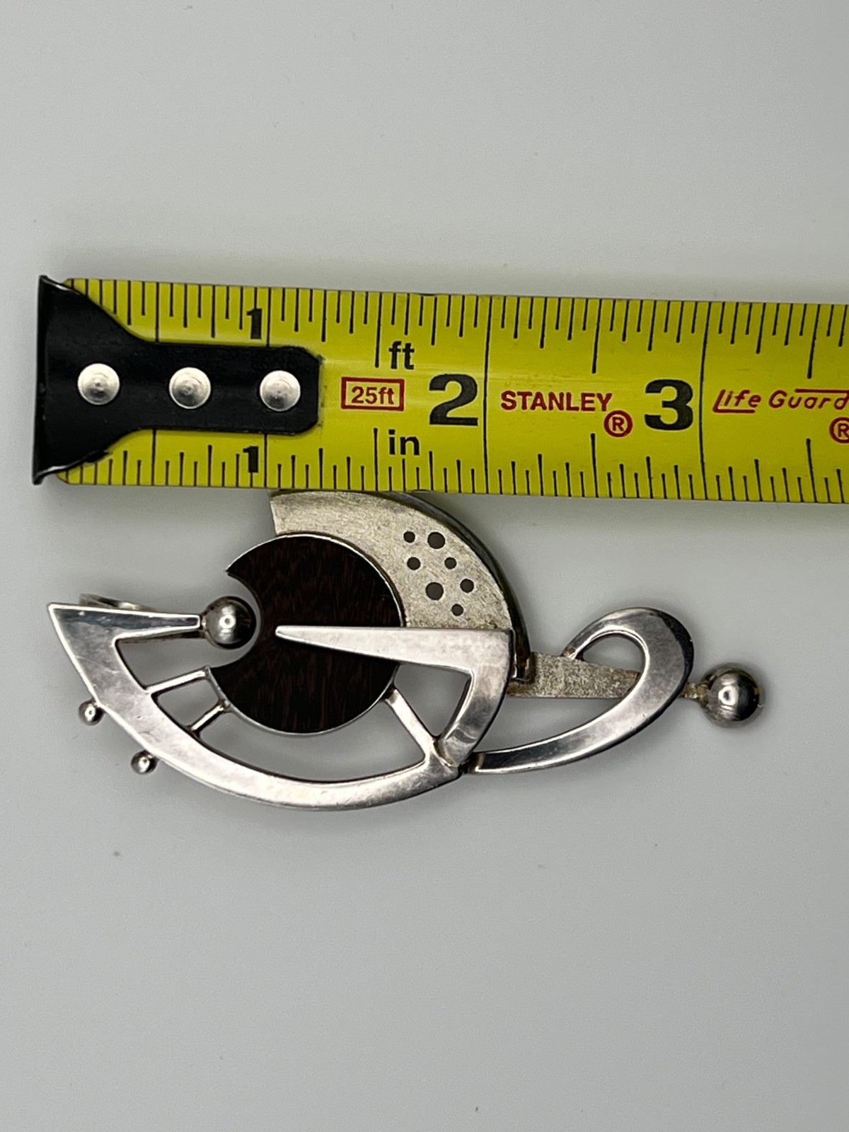 Daniel Gutierrez Taxco Mexico Sterling Silver Modernist Pendant