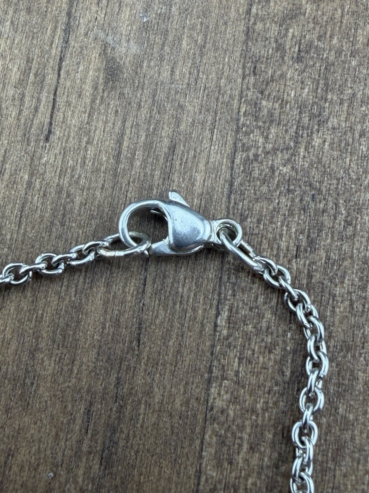 James Avery Sterling Silver Mom Changeable Charm Holder Necklace 17”