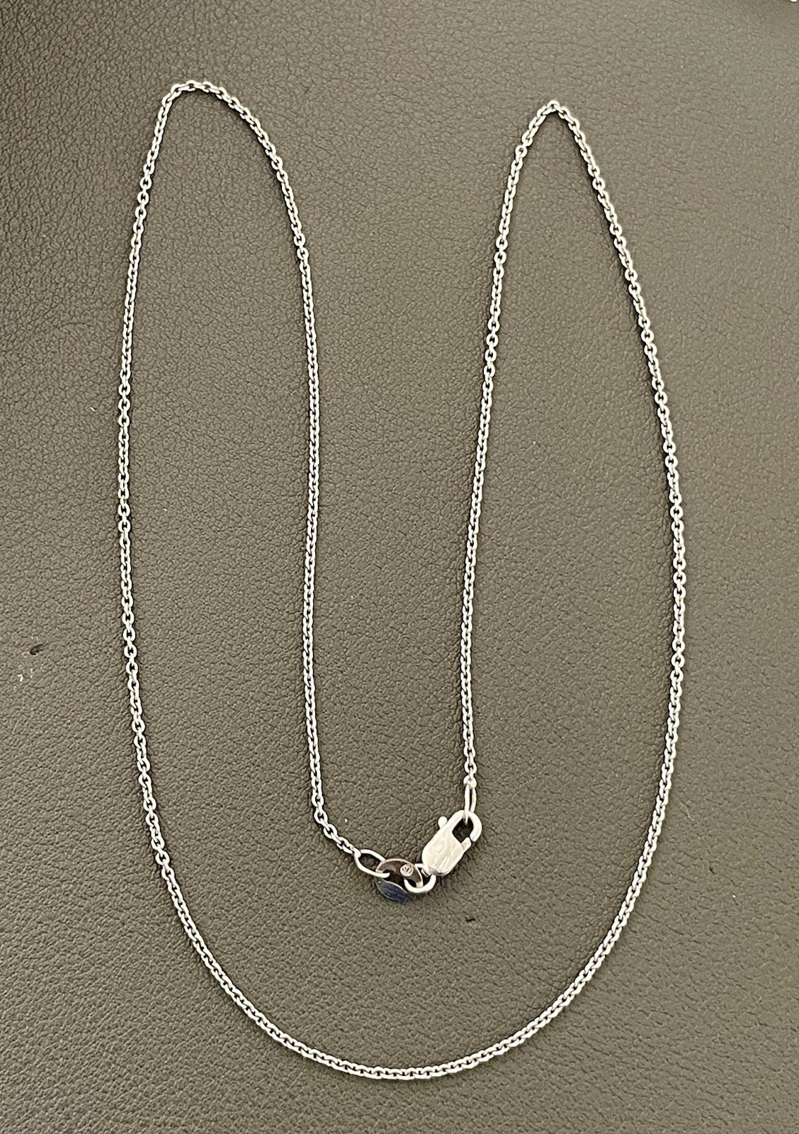 14KT White Gold Chain, 17 Inches (I96)
