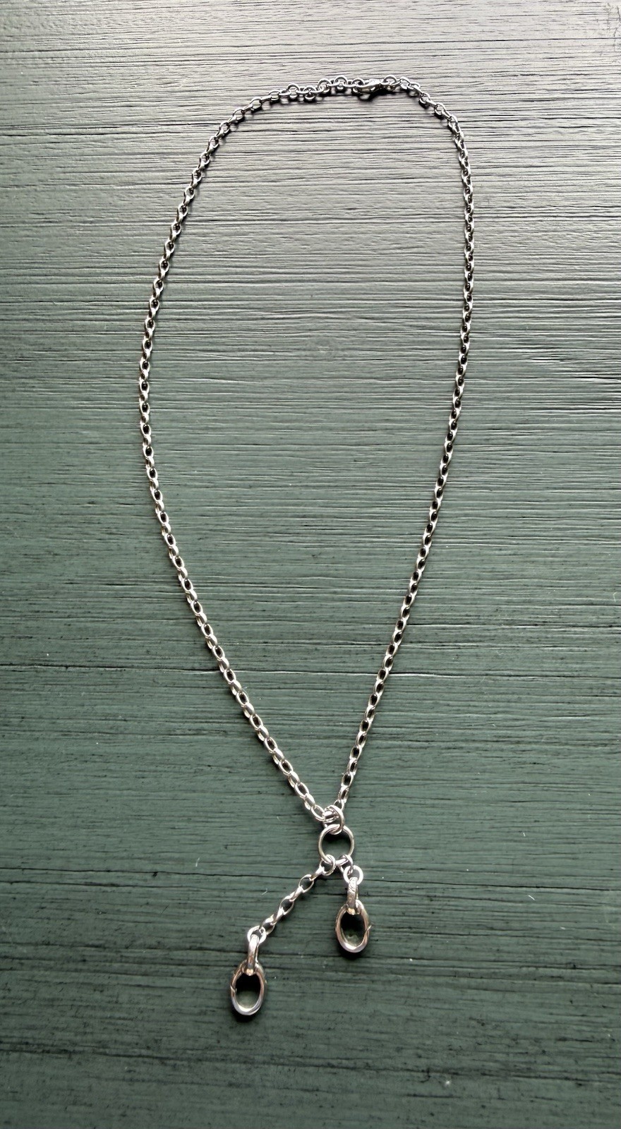 Monica Rich Kosann Design Your Own 18” Charm Chain Necklace Sterling Silver