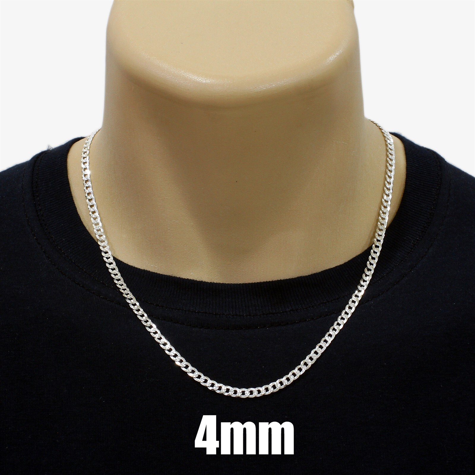 Guaranteed 925 Sterling Silver Miami Cuban Chain Necklace Men’s Jewelry