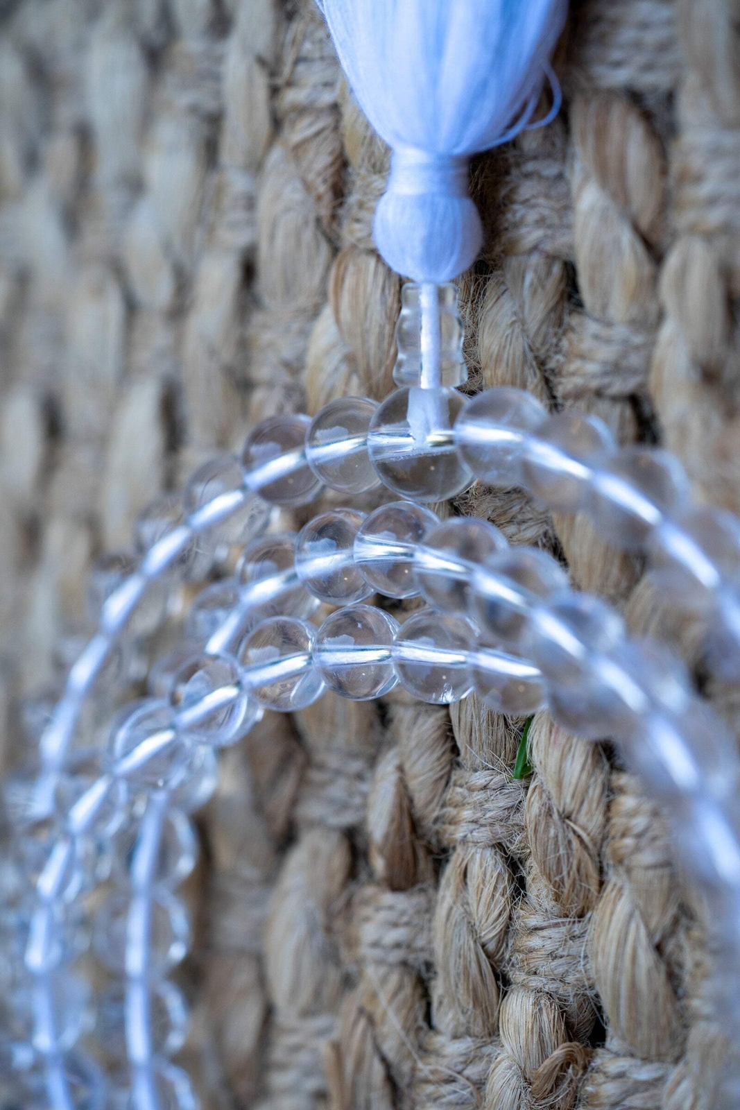 Clear Quartz 108 Bead Mala – Amplify Light & Energy, Healing Meditation Necklace