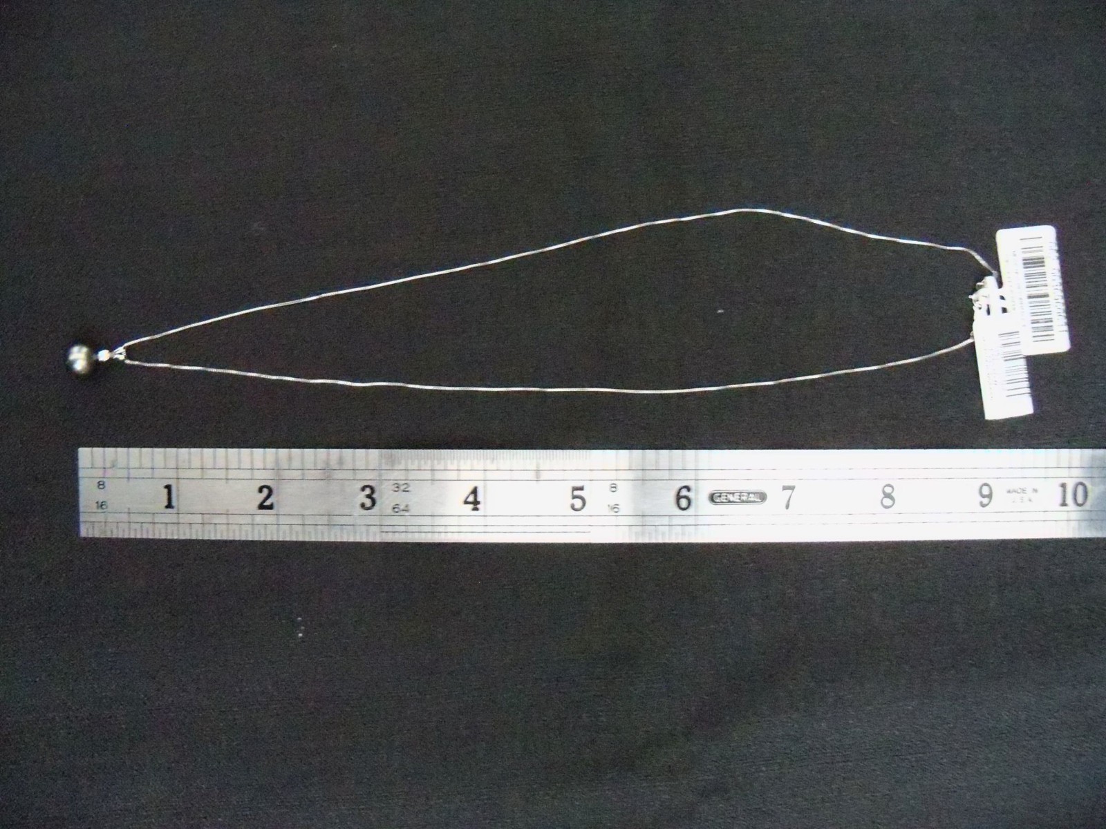 Black Pearl with Diamond Necklace