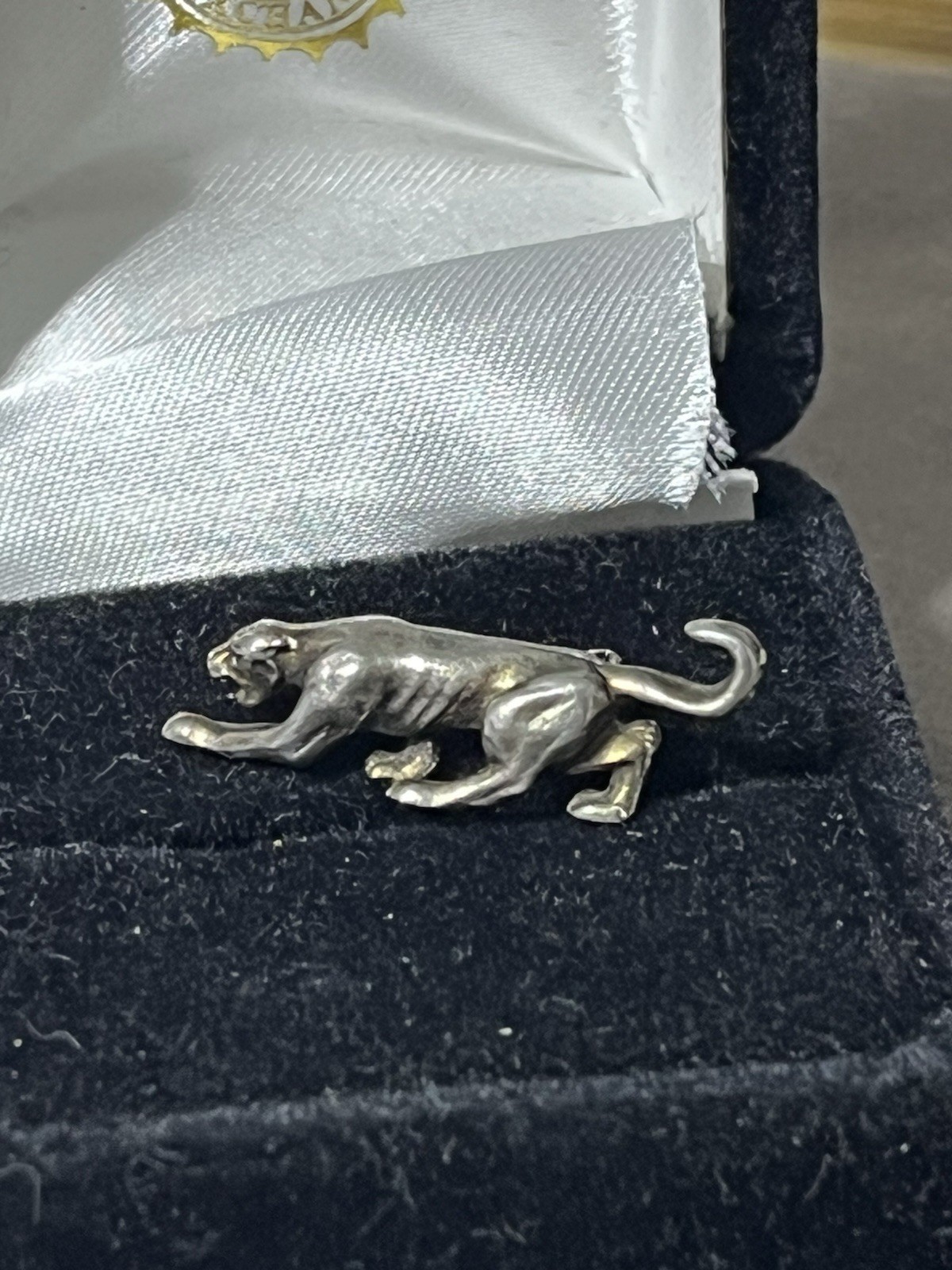 Sterling Silver Puma Tiger Pen 3-D