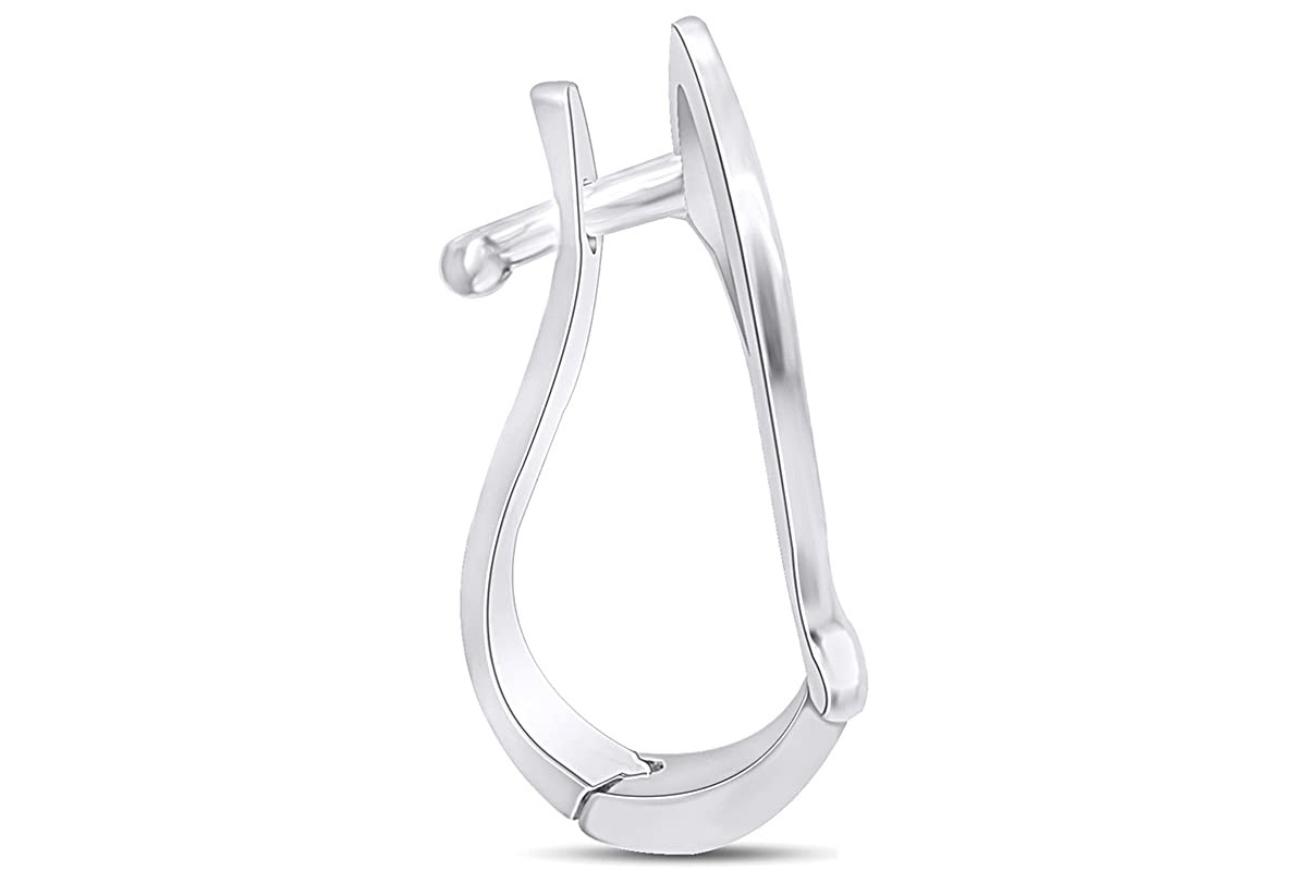 Interchangeable Pendant Hanger Slide Pearl Enhancer Fits 7mm In 14k White Gol…