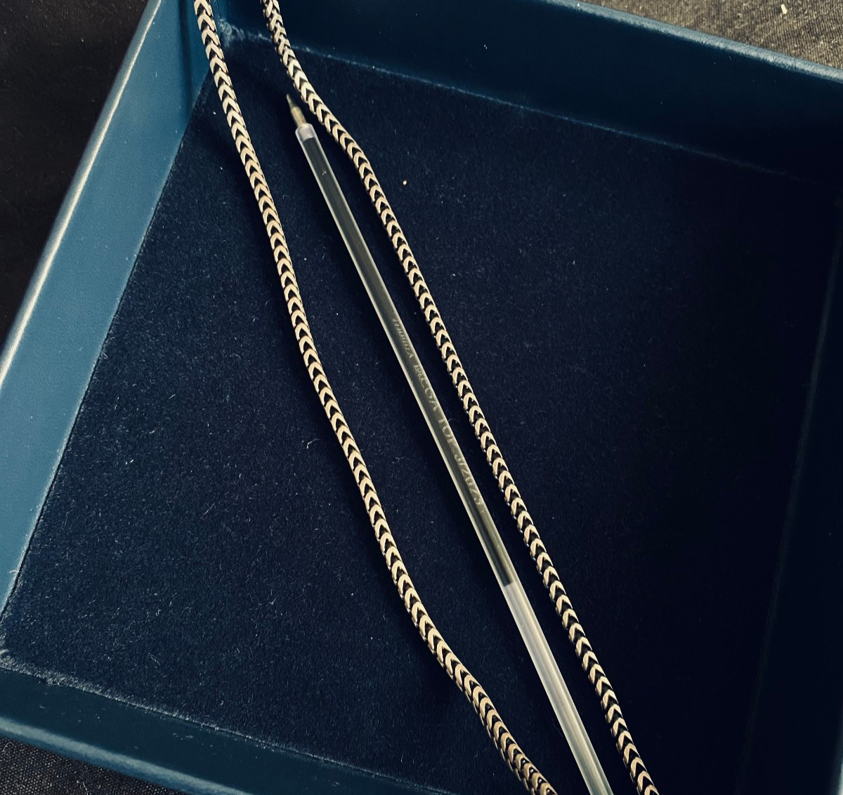 Solid 925 Silver Amberta Franco Chain Necklace Made in Italy 19g – 25.5″