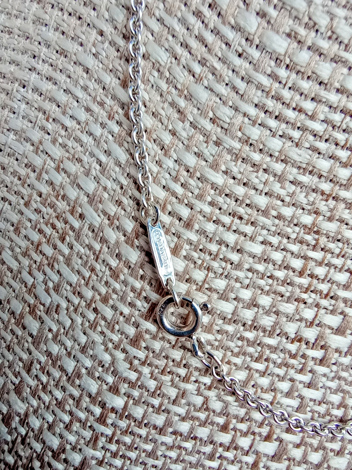 Tiffany & Co. Citrine Silver Pendant Sparkler Necklace 8 mm