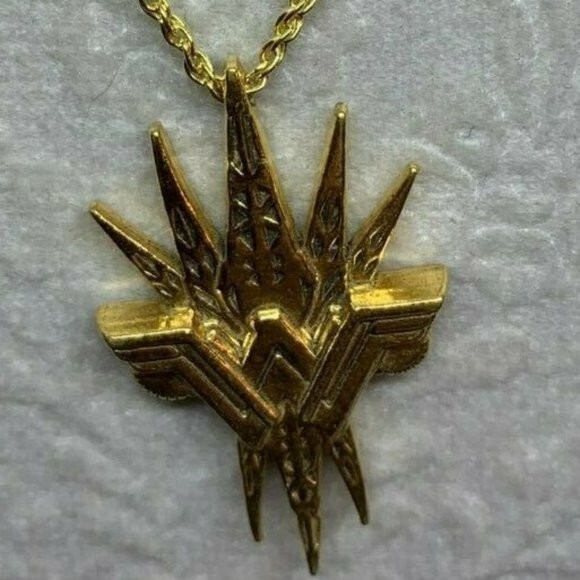 Alex and Ani Necklace Wonder Woman 14K Gold/Sterling Silver Spike Pendant $158
