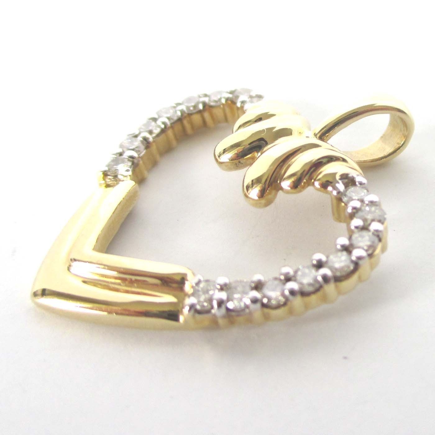 14K Diamond Pendant