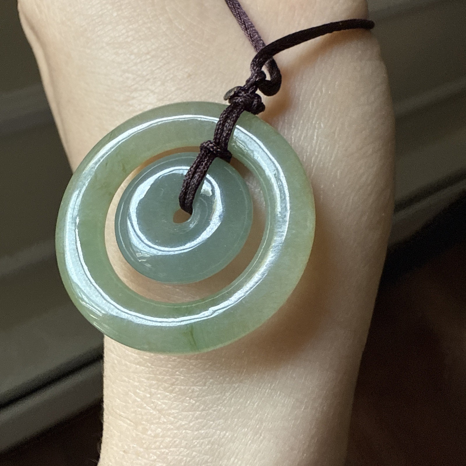 純天然翡翠A貨 untreated Myanmar Burma Grade A Jadeite Jade 老坑冰油果凍體平安扣子母扣 Certified