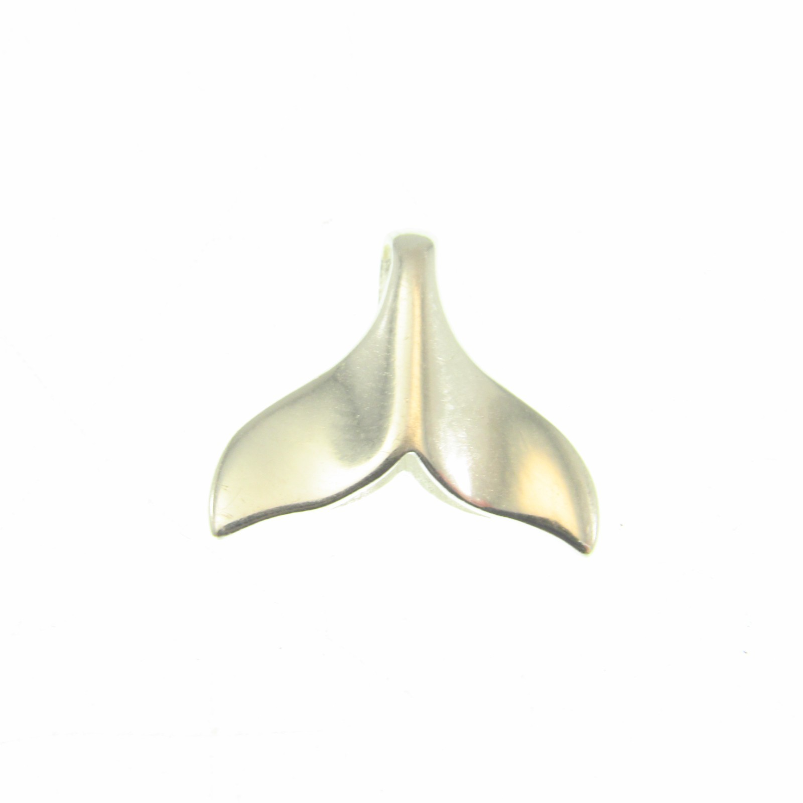 Small Solid 925 Sterling Silver Whale Tail Slide Pendant – Ocean Lover’s Jewelry