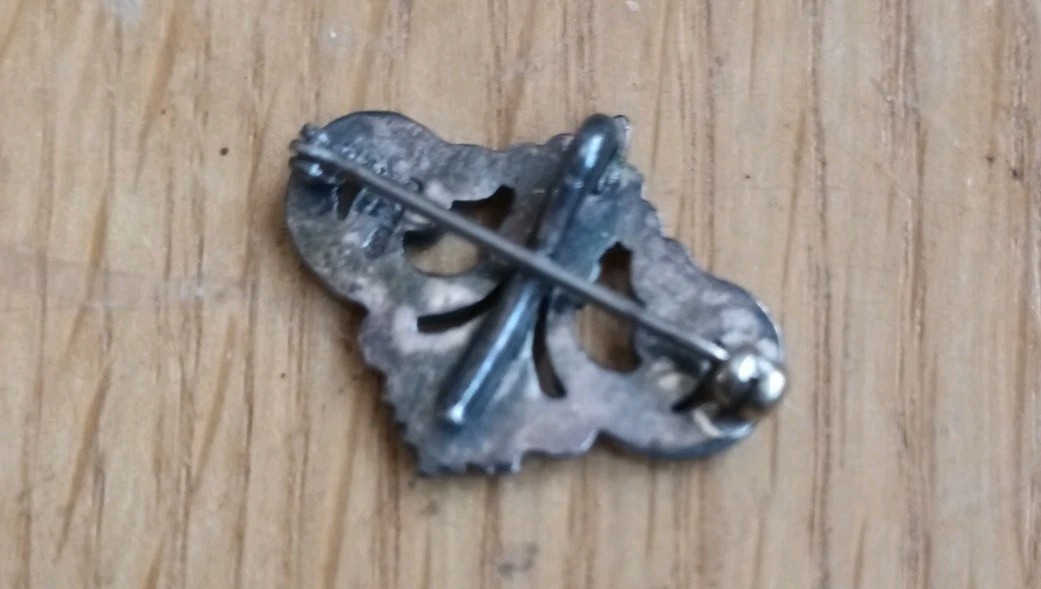 925 Sterling Silver Fluer de lis Brooch or Pendant 5 Grams (PEN7988)