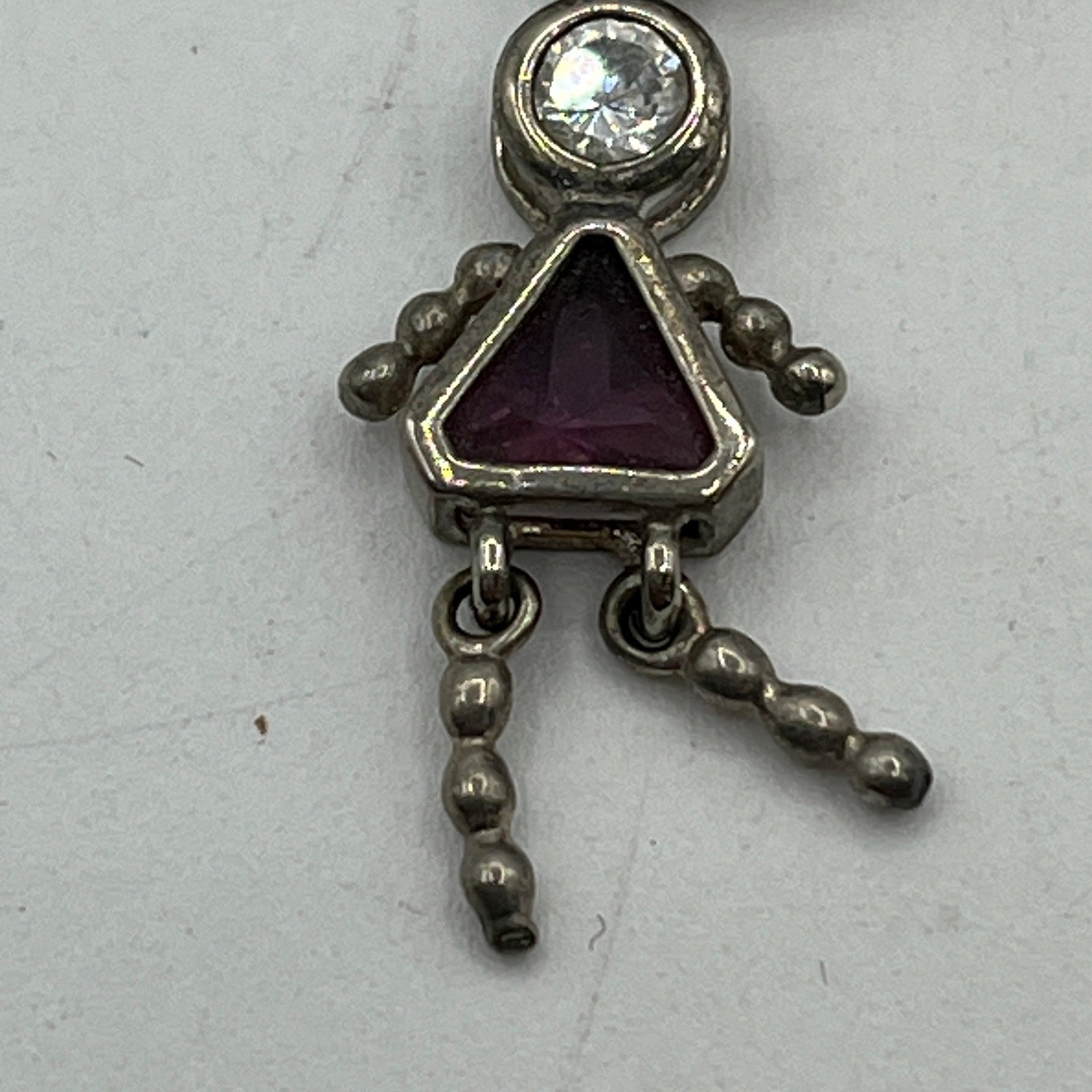 Silver 925 Ball Bead Chain Birthstone Kids Charm Pendants Aug Feb. Dec Necklace