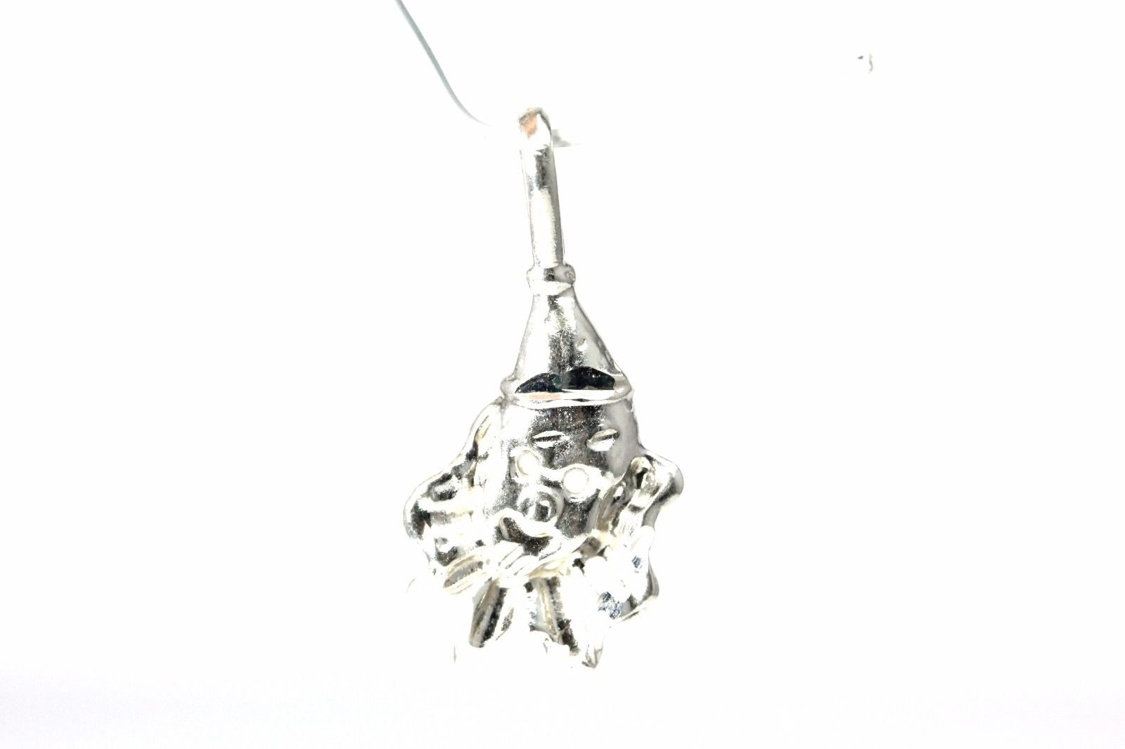 925 Sterling Silver Small Clown Head Charm/Pendant 1.3 Grams (PEN3495)