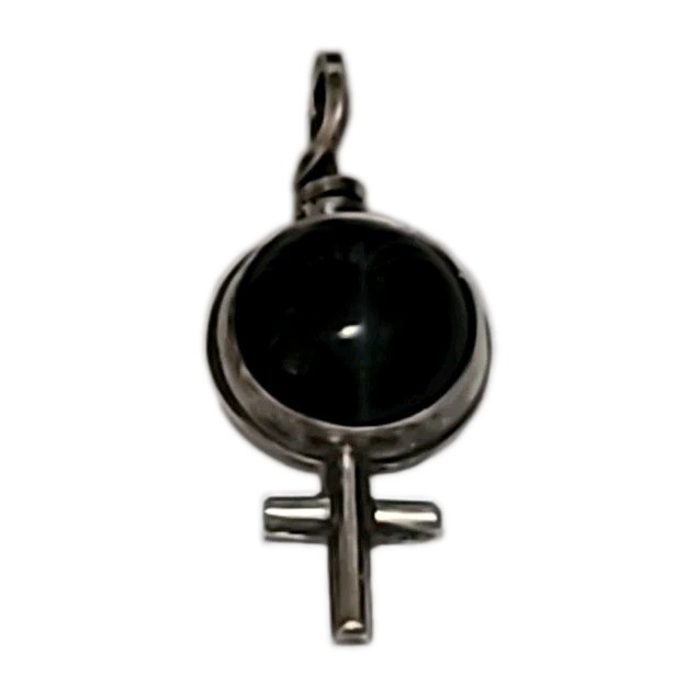 Female Symbol Goddess of Beauty Venus Feminist 925 Sterling Silver Pendant