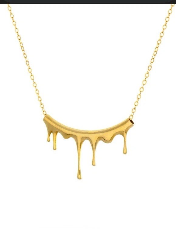 Marie June Dripping Rivulet Gold Vermeil 925 Sterling Silver
