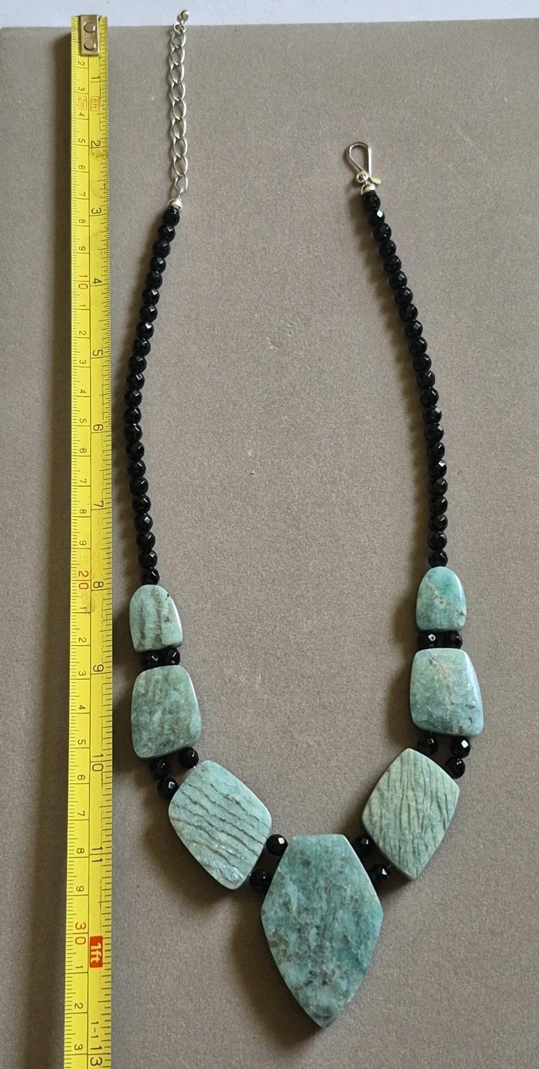 Jay King DTR Lapis Lazuli Amazonite Reversible Statement necklace
