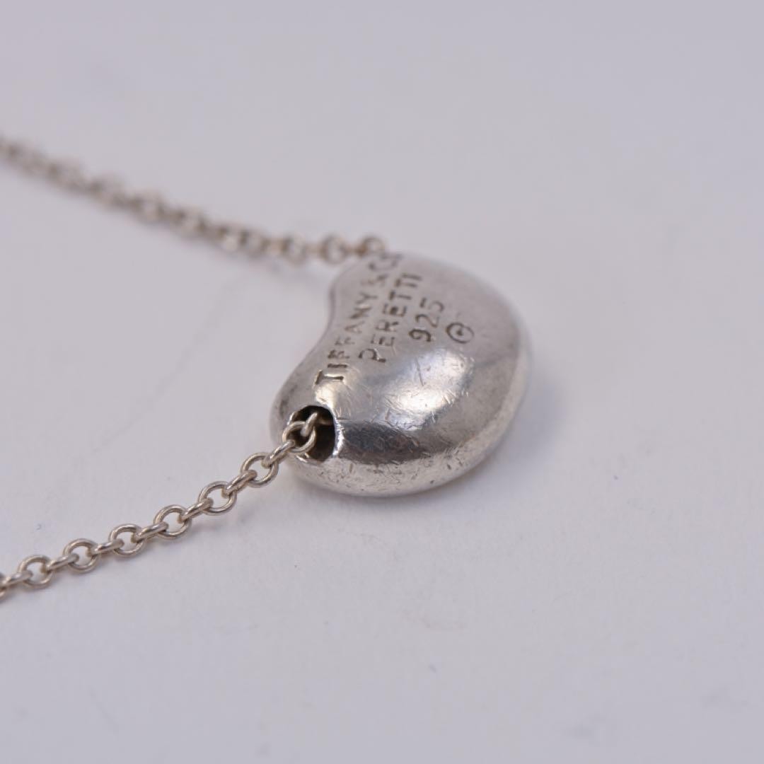 Tiffany & Co. Beans Necklace Silver 925 Unisex BC Bean Pendant