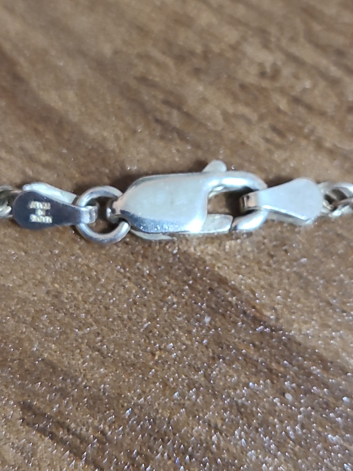 Sterling Silver Rope Chain with Silver Beads 28 Long Necklace