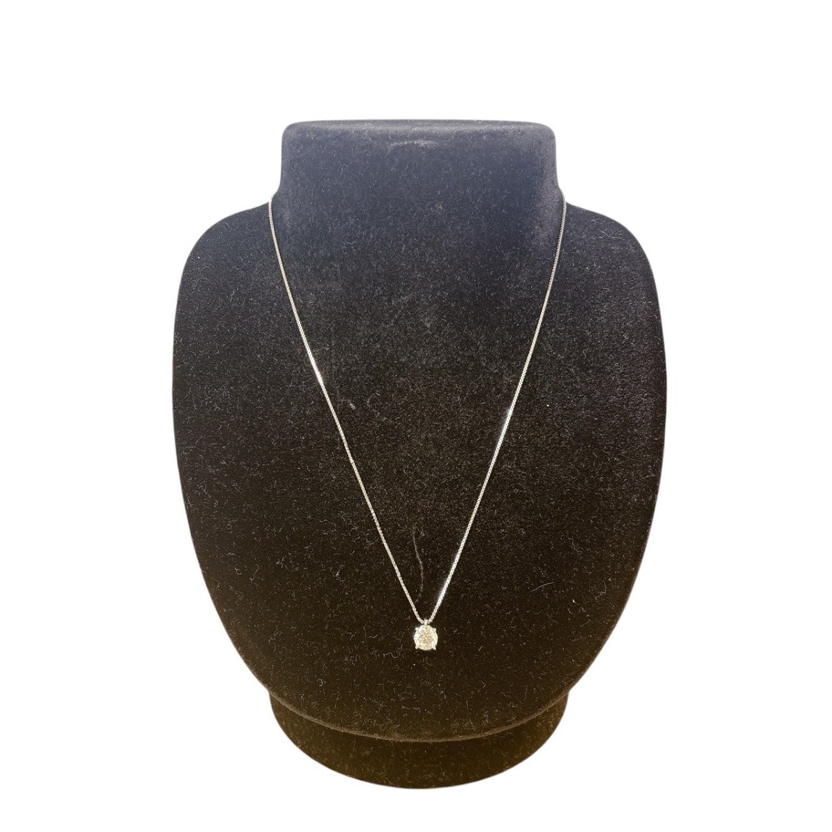 Diamond 1.028 carats Necklace diamond Very Light Brown Women ネックレス