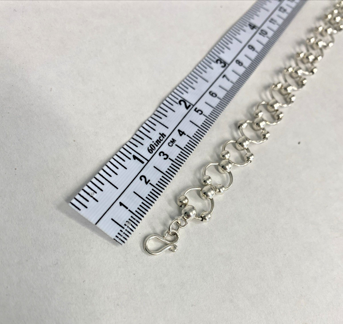 .925 Sterling Silver chain circle ball designer 16 inch Cable Chain Necklace NEW