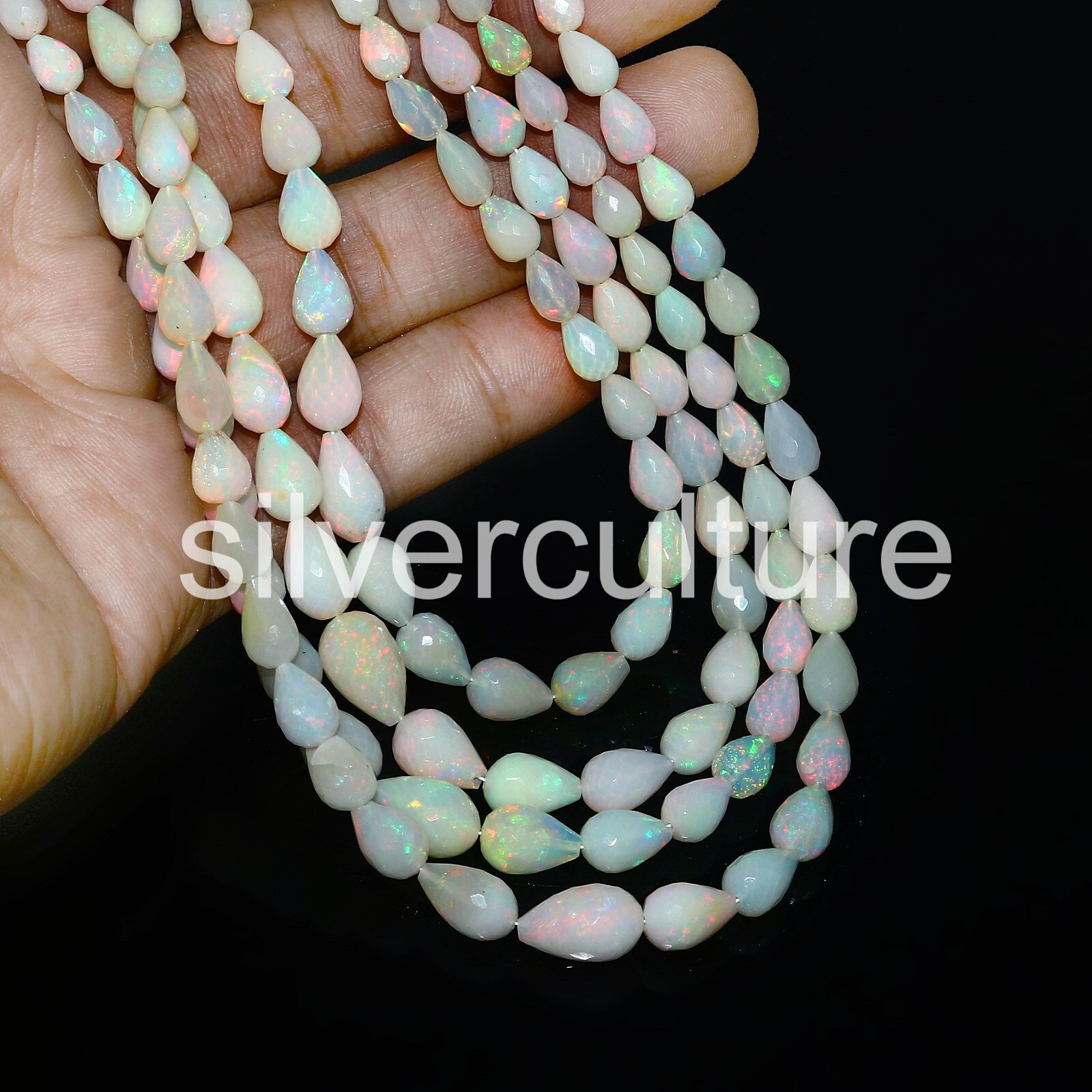 Ethiopian Opal Teardrops, Welo Opal , Fire Opal , Ethiopian Opal Teardrops