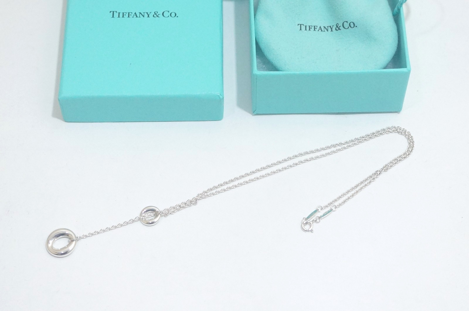 Tiffany & Co. Sterling Silver Elsa Peretti Sevillana Lariat Necklace