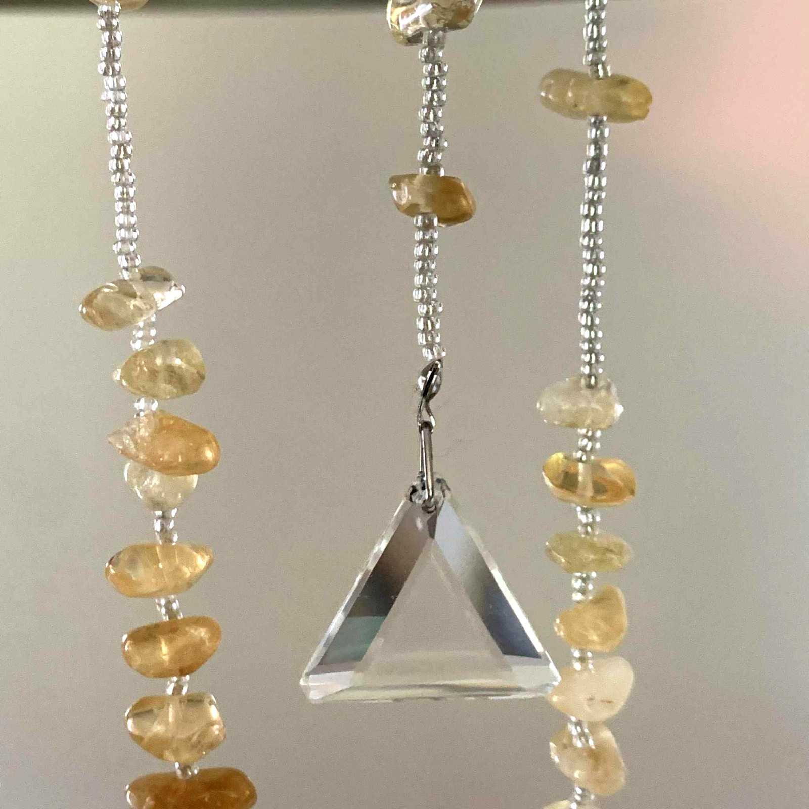 Energy Muse Exquisite “SACRED CITRINE” Necklace 26″ “Light-Happiness-Healing”