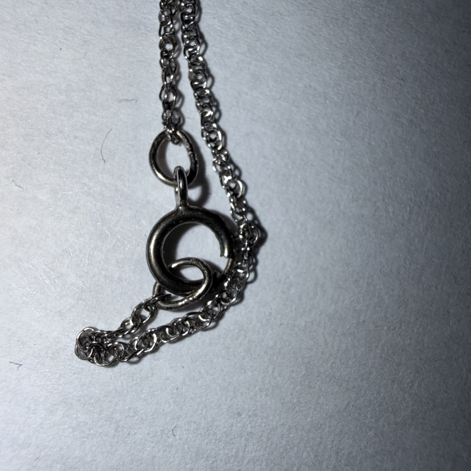 925 Sterling Silver Black & White Diamond Cross Pendant w 925 Chain