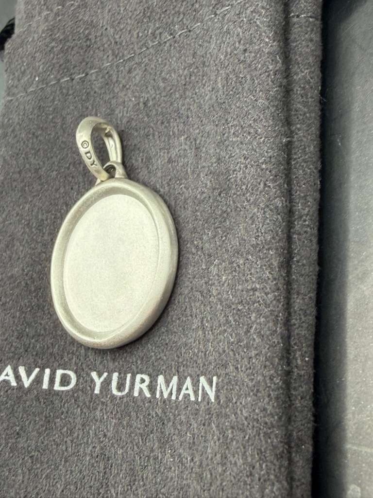 David Yurman Sterling Silver Saint Christopher Amulet Pendant