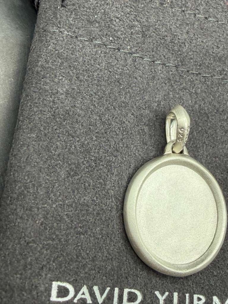 David Yurman Sterling Silver Saint Christopher Amulet Pendant