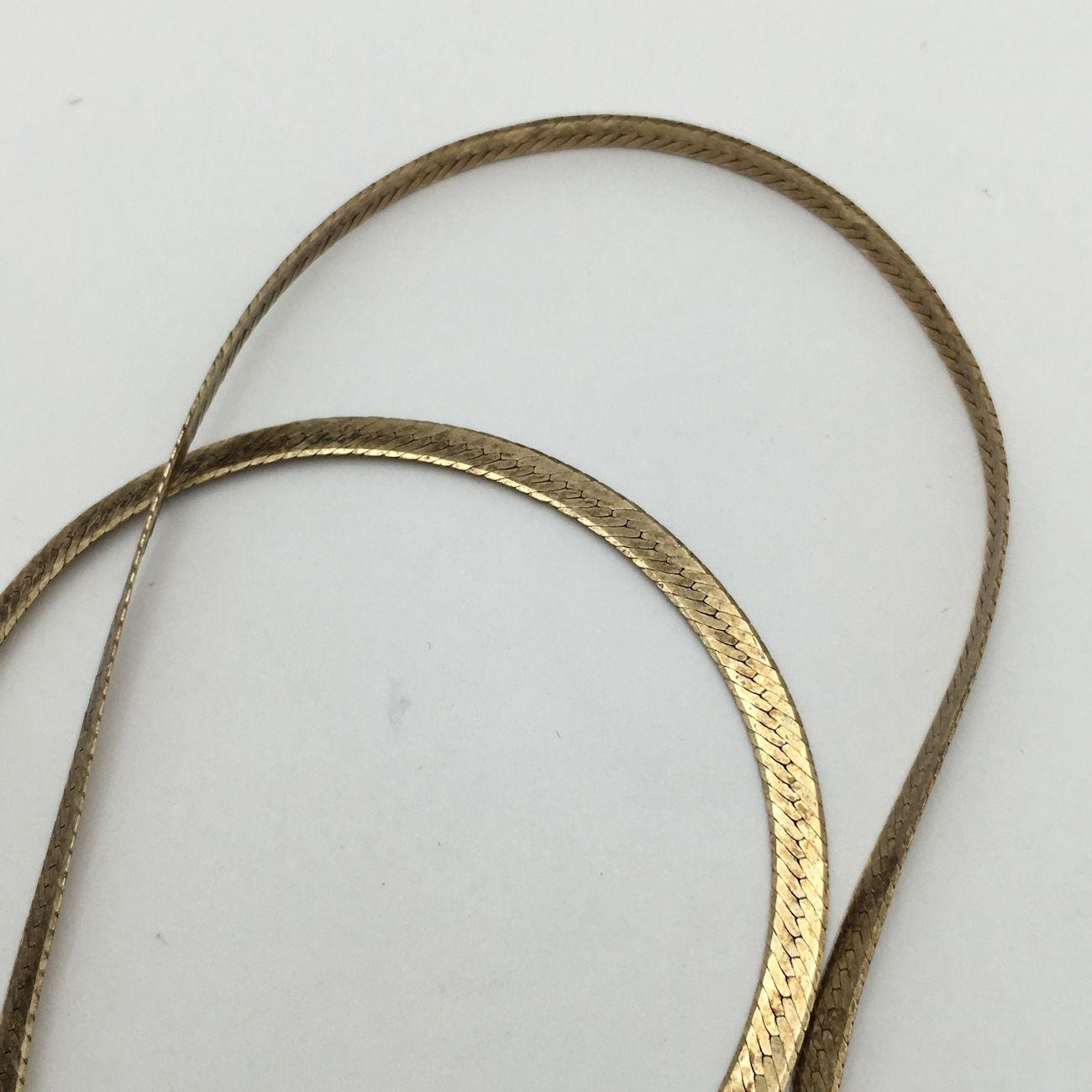 Sterling Silver Gold Tone Italian Necklace