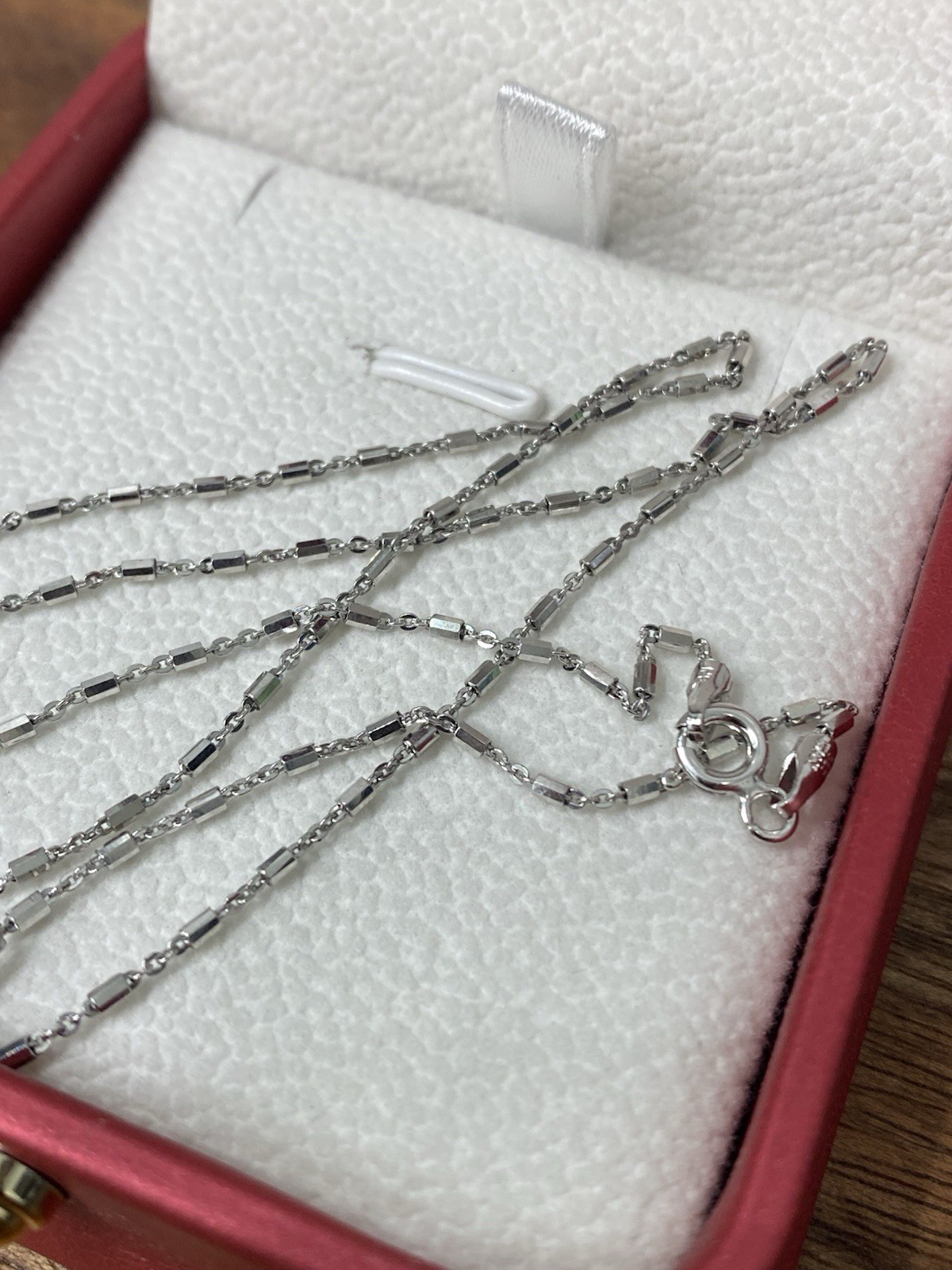 925 Sterling Silver Bar Link Chain
