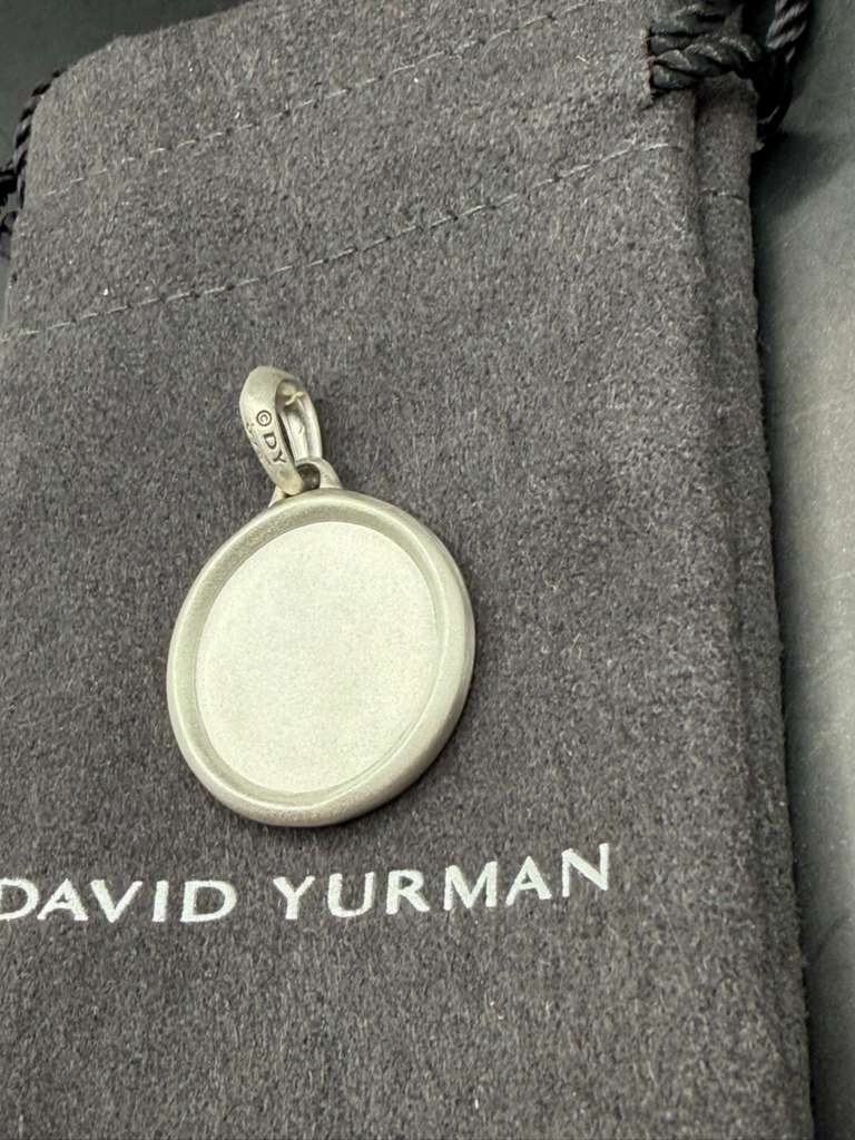 David Yurman Sterling Silver Saint Christopher Amulet Pendant