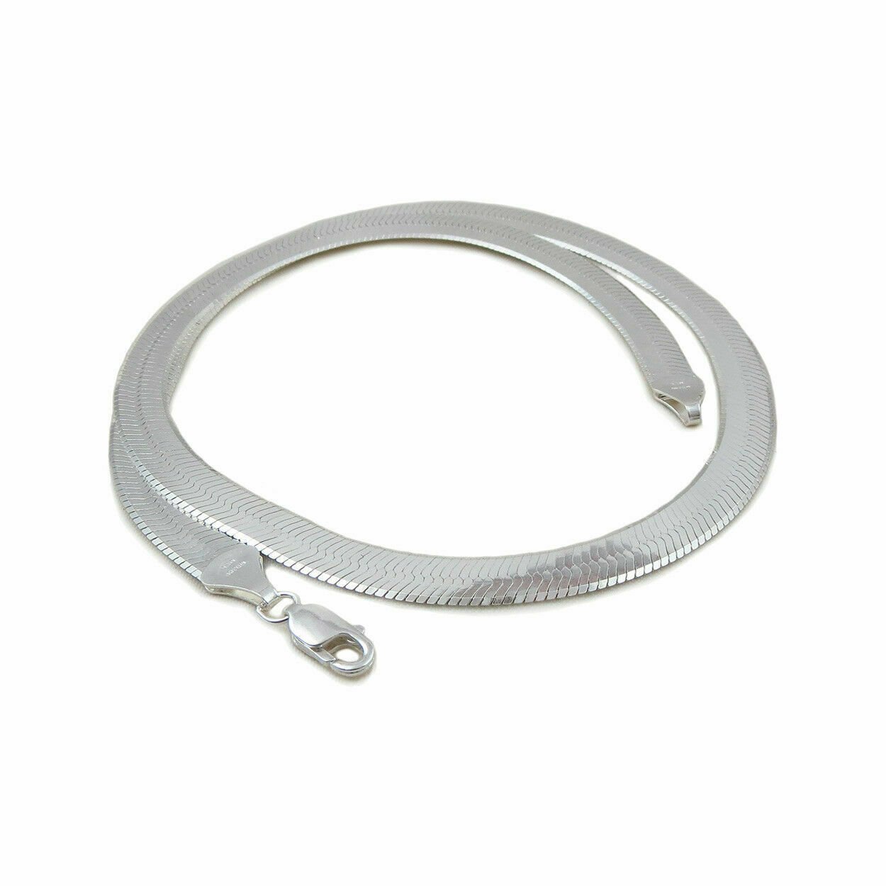 925 Sterling Silver Magic Herringbone 4mm Chain 16” 18” 20” 22” 24” 30”