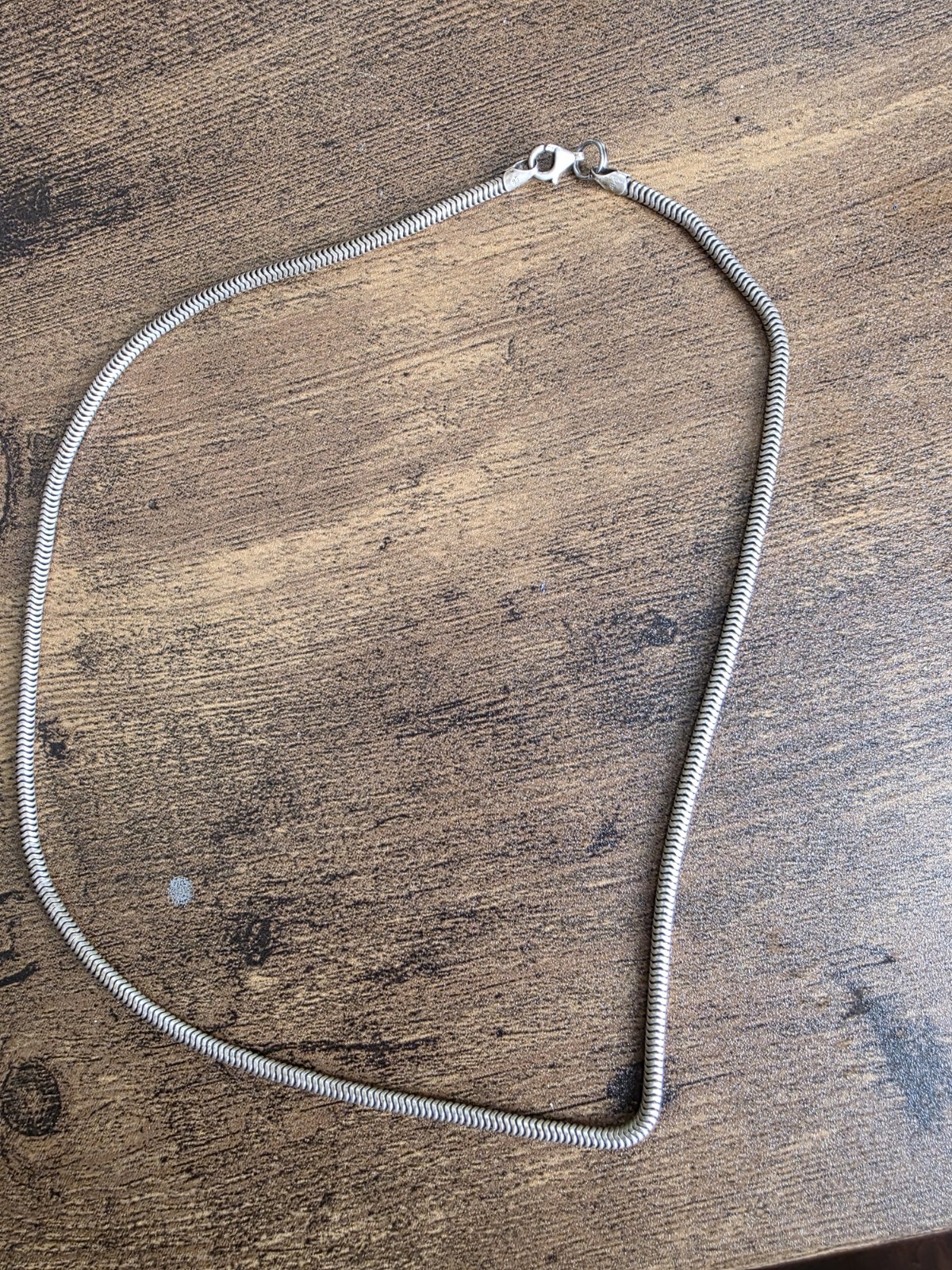 Sterling Silver 925 Snake Chain Necklace 21in Lobster clasp 19 gram total weight