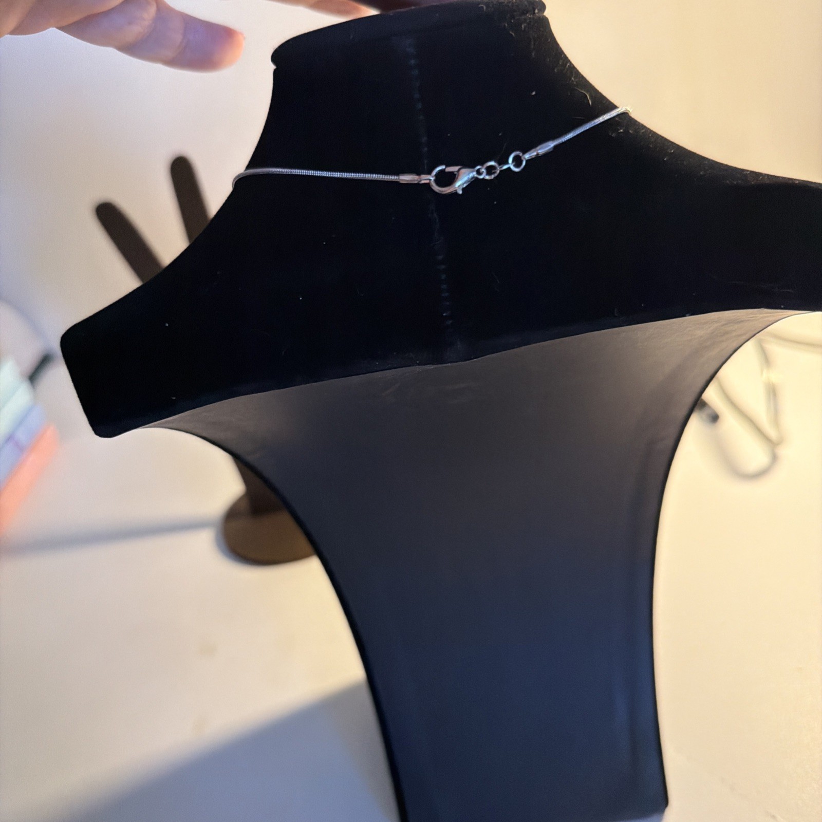 sterling silver snowflake star necklace