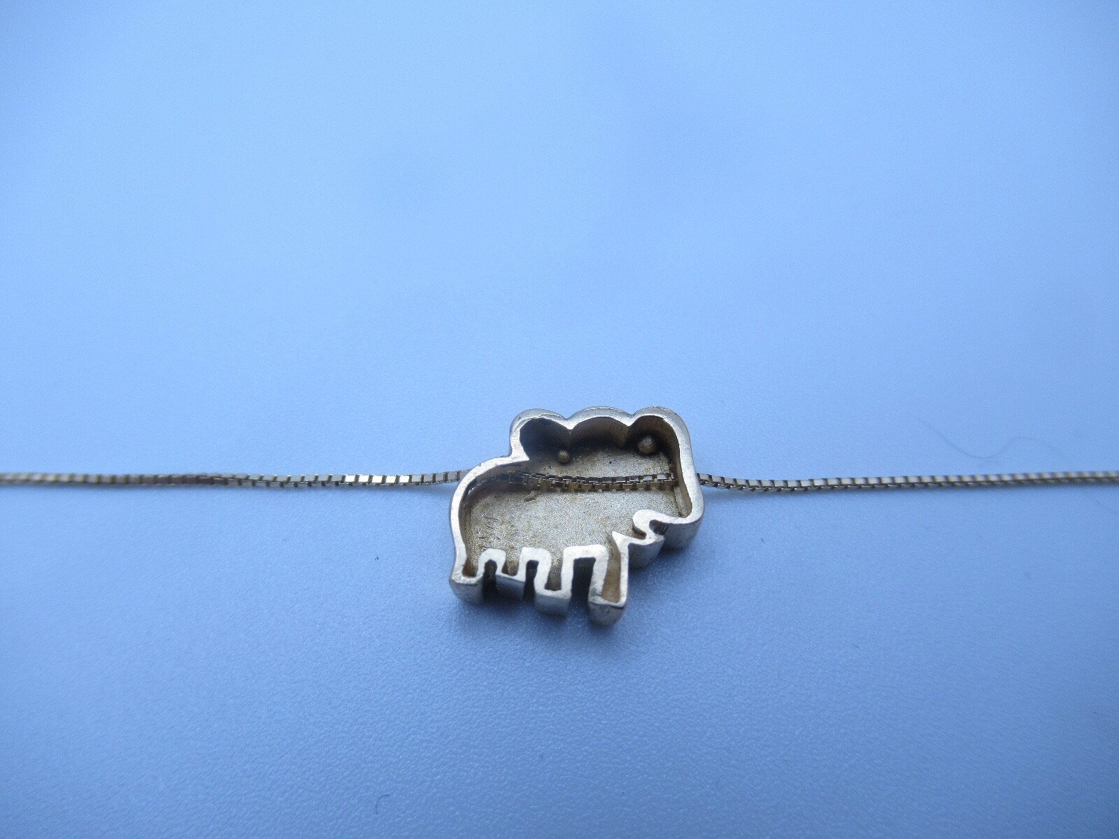 14Kt. Elephant Slide Pendant