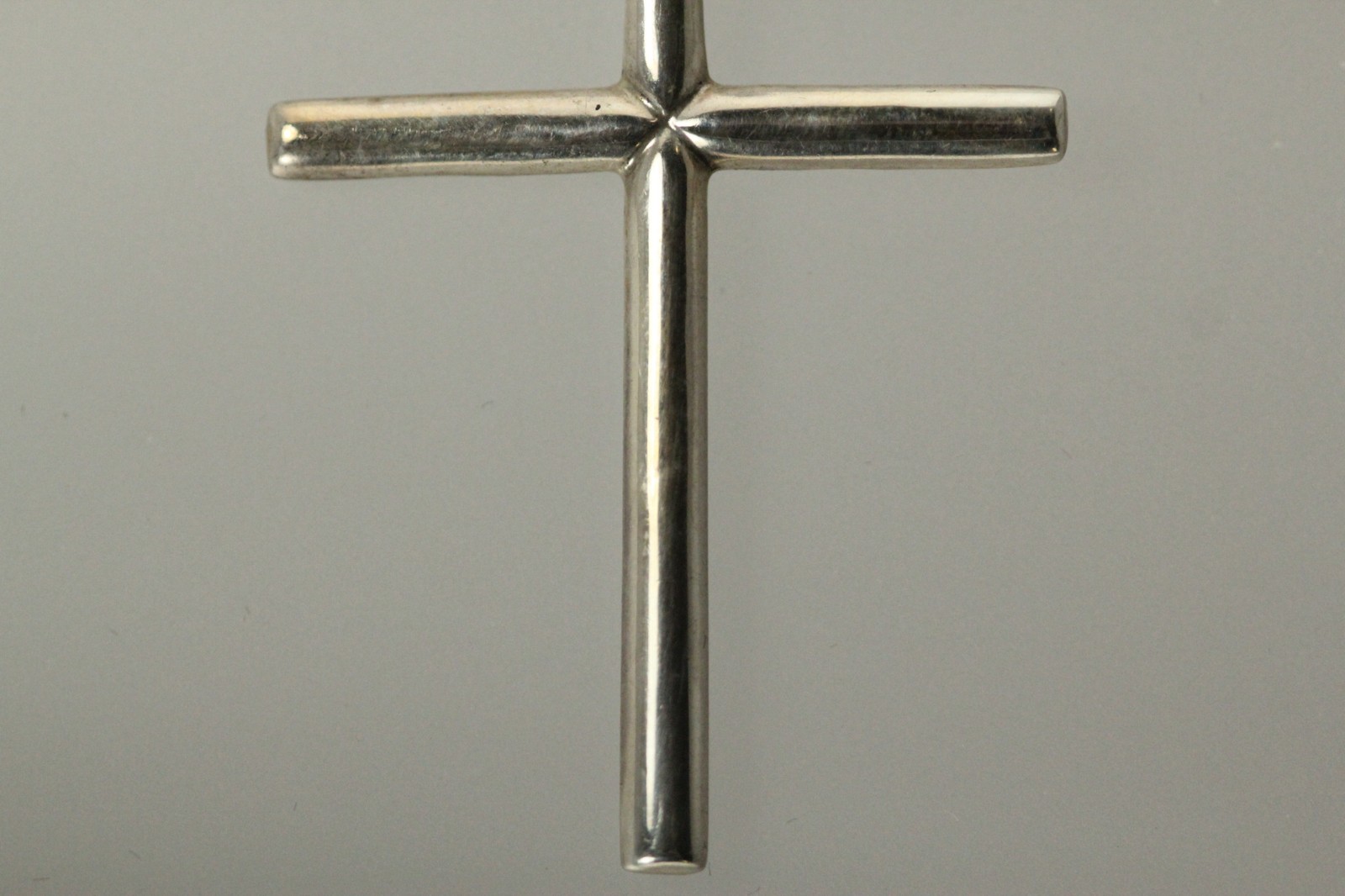 Very Nice 925 Sterling Silver Large Simple Cross Pendant 2.1 Grams (PEN2840)