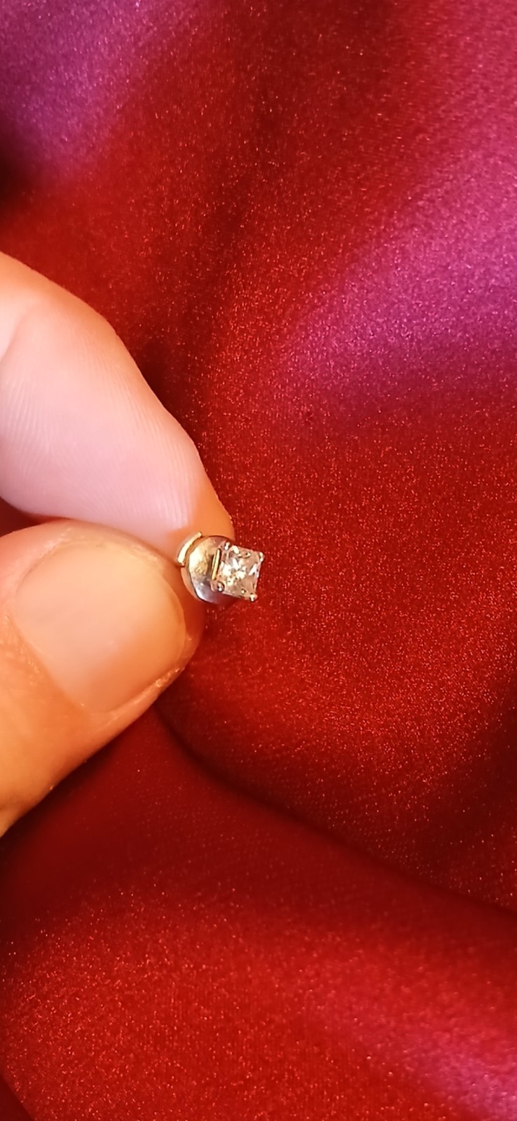 certified natural colorless princess cut diamond vvs1 d in platinum setting